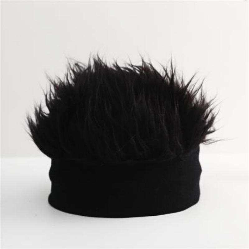 Hot-Selling Southeast Asia Knit Fur Hip-Hop Wig Cap for Men and Women