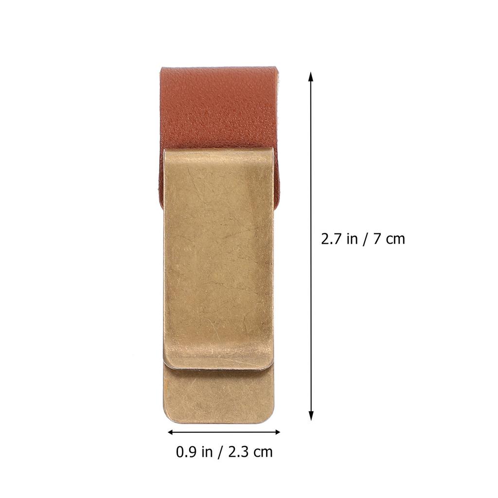 3Pcs Retro Metal Binder Clips Strong Grip File Clamp for Home Office Paper Sorting Organizing Stationery Supplies Test Paper