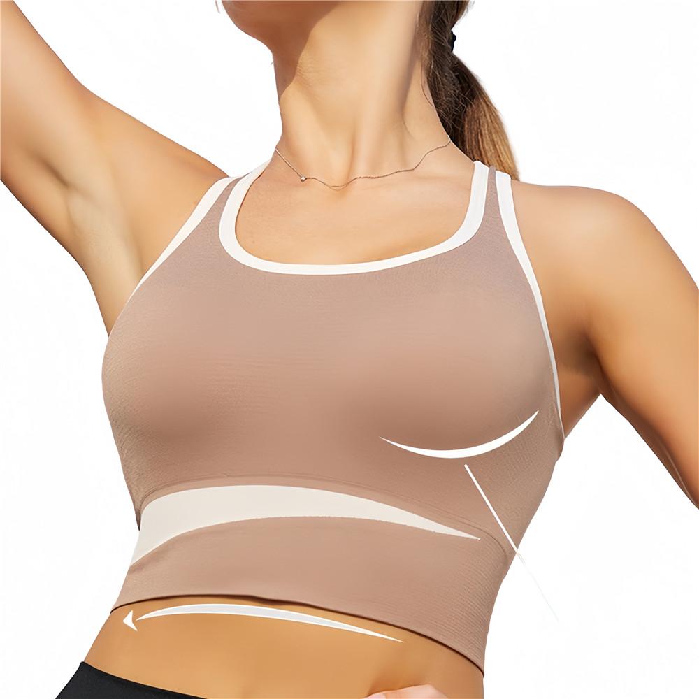 Женские спортивные бюстгальтеры, противоударный бюстгальтер для йоги, нижнее белье для бега для женщин, спортивный спортивный жилет больших размеров для бодибилдинга, интимная одежда