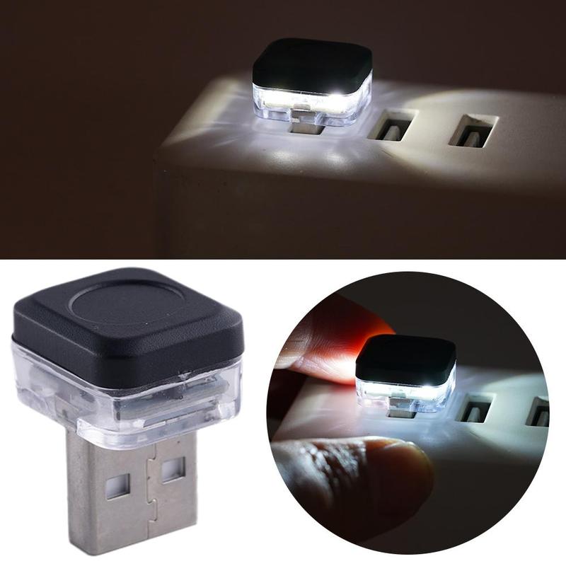 1/4 шт. Универсальный USB-свет для атмосферы в салоне автомобиля, светодиодные сигнальные огни, лампа для чтения в автомобиле, украшения, аксессуары для салона автомобиля