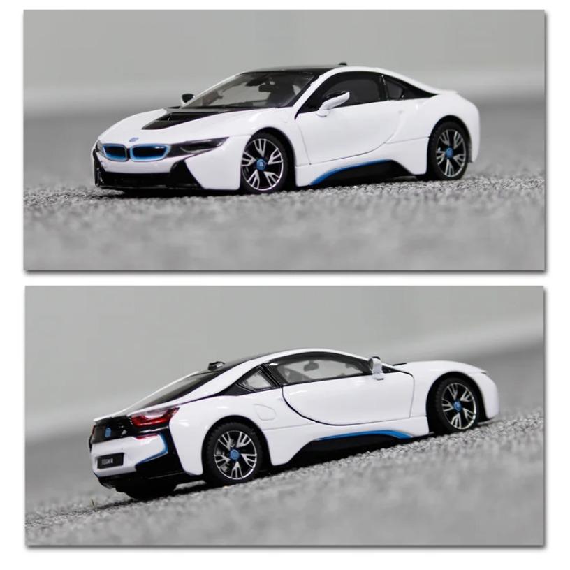 1/24 BMW I8 Supercar New Enegry Vehicle Alloy Car Diecasts & Toy Vehicles Car Model Miniature Scale Model Car for Children