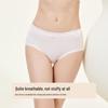 Cosmo Lady Women's Breathable Plaid Mid-Waist Briefs 3-Pack