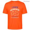Mens Cotton I Hate Science Graphic T Shirt Street Casual Style Tee for Men and Women