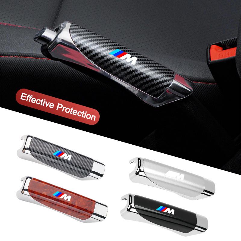 PGTK1 For BMW M F10 F20 E46 E60 E70 E87 E92 E91 E28 X3 X1 X2 X5 X6 High Quality ABS Car Handbrake Grip Cover Anti-slip Protection Case