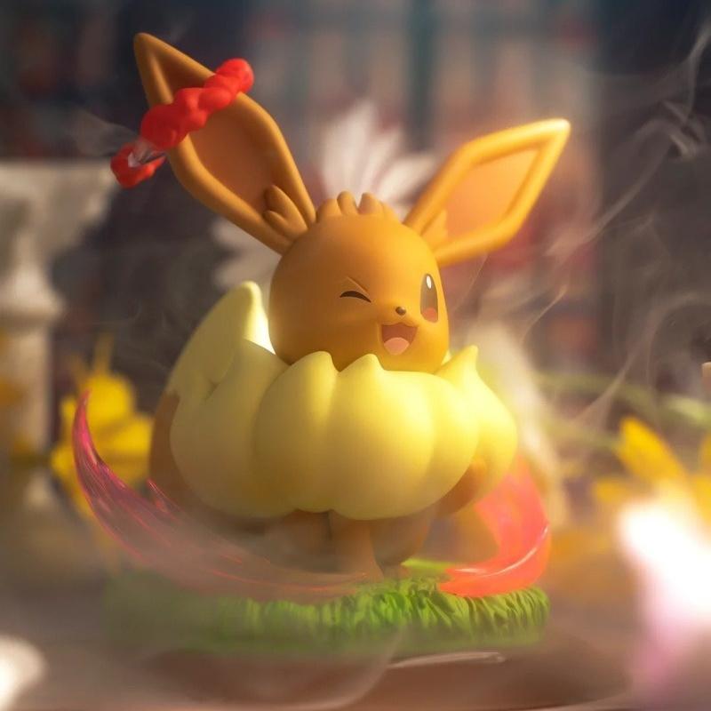 Оригинальные Фигурки Покемонов Супер Гигантский Чаризард Иви Коллекционные Миниатюрные Статуэтки Домашние Украшения Детские Игрушки Подарки на Праздник
