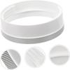 5.1/5.9 inch AC Exhaust Hose Connector AC Exhaust Hose Fitting Adapter Round Air Conditioner Exhaust Pipe Extension Connector