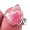 Natural Rhodochrosite Gemstone Handmade 925 Solid Sterling Silver Ring S.9 F9g72