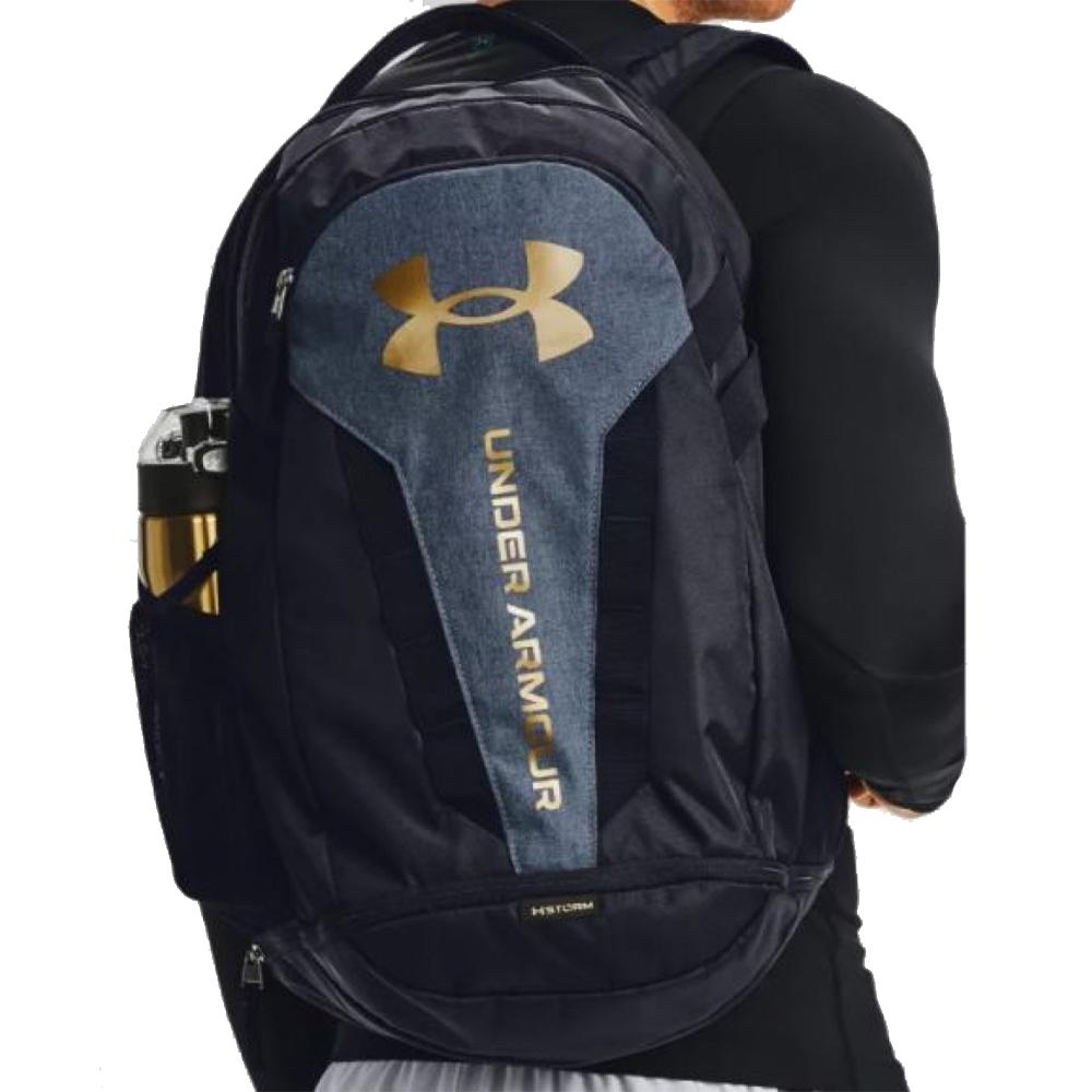 Under Armour Logo Polyester Backpack Unisex Backpacks Black 1361176-004