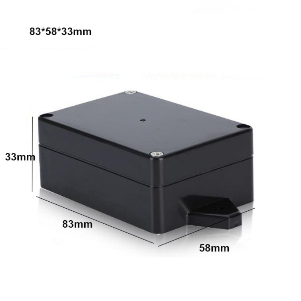 White Black Storage Case ABS Plastic Housing Instrument Case Electronic Supplies