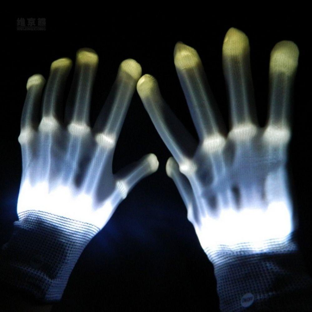 Luminous Light-up Gloves LED Luminous Gloves LED Gloves  Stage Costume Accessories