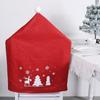Christmas Bell Chair Cover Hong Kong Love Snowman Chair Cover Restaurant Bar Table Decoration