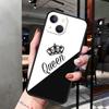 Подходит для iPhone14 Чехол для мобильного телефона King And Queen Couple Crown Чехол для мобильного телефона Hair Painted Anti-Drop Millet