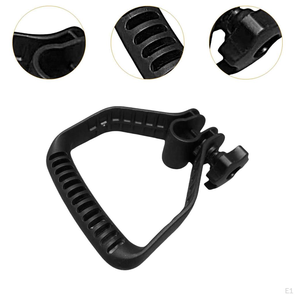 Ручка для лопаты для уборки снега, садовый инструмент, эргономичная черная ручка для уборки, компактное навесное приспособление