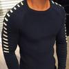 Premium Quality Fashion Men O-neck Knitting Sweater Long Sleeve Slim Fit Pullover Top