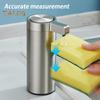 Автоматический индукционный дозатор мыла Корпус из нержавеющей стали 304 Регулируемый 3-скоростной бесконтактный электрический дозатор мыла с зарядкой TYPE-C