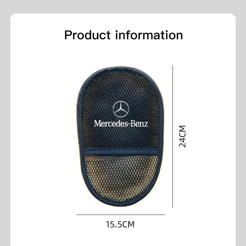 GLC GLB Car Wash Glove Wool Soft Polish Cleaning Brush Tools For Mercedes Benz AMG W204 W205 W203 W211 W212 W213 W201 W210 W124