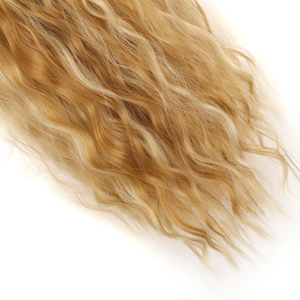 6 шт./компл. накладные волосы на клипсах для пляжных волнистых волос, длинные упругие вьющиеся шиньоны