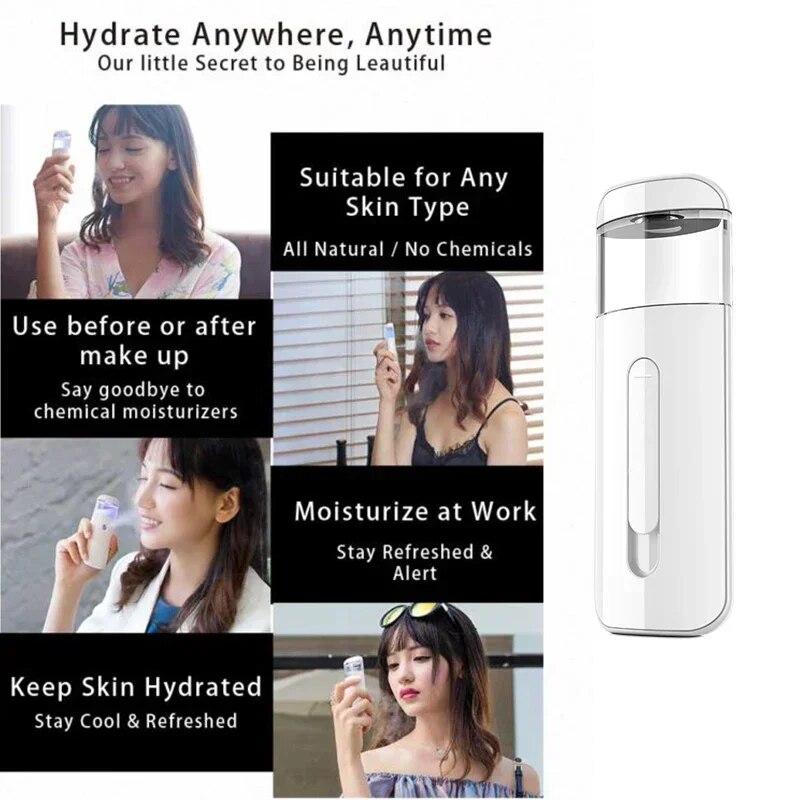 800ppb портативный водородосодержащий супер-антиоксидантный ОВП распылитель для лица нано-растворенный молекулярный водород H2 Mister