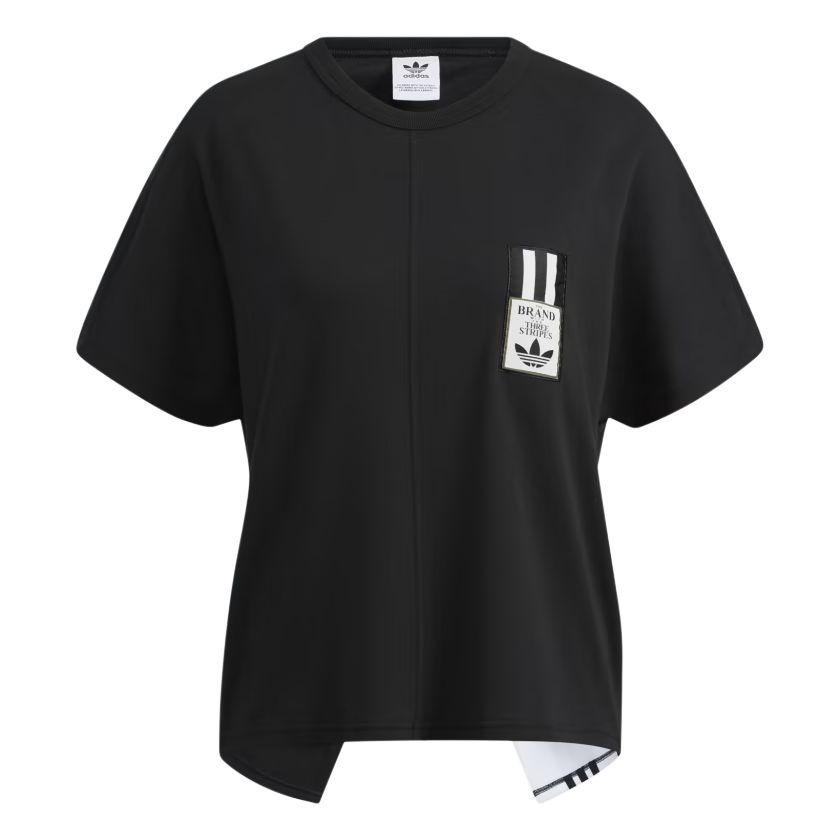 adidas Женская футболка Adibreak Originals Черный Белый HC6568