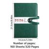 12 Months A5  Agenda Planning Notebook Wear-resistant To-do List Notebook  Student