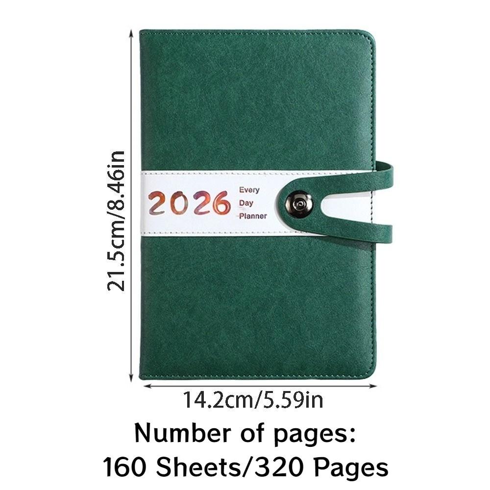 12 Months A5 Agenda Planning Notebook Wear-resistant To-do List Notebook Student