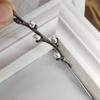 Pearl Willow Tree Branch Brooches For Women Unisex Beauty Charming Plants Flowers Party Casual Brooch Pins Gifts