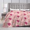 Piglet Pink Pig Super Warm Blanket  Girls Boys Plush Bedding Throws Fashion Outdoor Flannel Bedspread Sofa Bed Cover