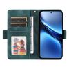 Для vivo X200 5G Чехол из ПУ кожи Чехол для телефона с ромбовидным звездным принтом