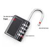 4-Digit Combination Padlock: Large, Anti-Theft Lock for Gym, Warehouse, Outdoor, and Locker Doors