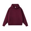 Men's 400G Heavyweight Air Layer Hoodie Solid Color Pullover Loose Fit Oversized Fleece Sweatshirt with Drop Shoulder