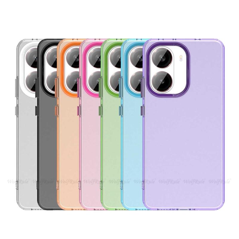 Для Poco X7 Pro Чехол Чехол Xiaomi Poco X7 Pro Capas Матовый Матовый Полупрозрачный Противоударный Бампер Жесткий Чехол Fundas Poco X7 Pro
