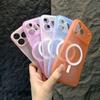 Конфетный цвет для чехла Magsafe для Xiaomi Redmi 15 15C 14C 13C 13X 13 12C 12 10C 10A 9 9C Магнитный прозрачный мягкий силиконовый чехол