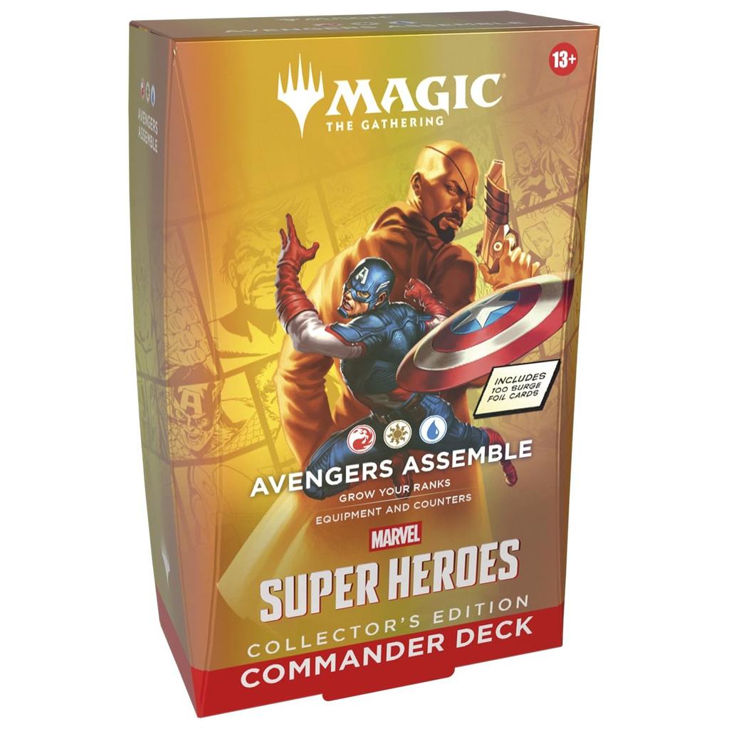 Magic: The Gathering | Marvel Super Heroes Commander Deck Collector's Edition "Avengers Assemble" English Version MTG Trading Card Wizards of the