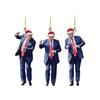 Рождественские украшения Трампа Акриловые 2D Танцующий Трамп Украшение Санта-Клауса Шляпа Трампа Подвесной