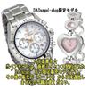 Limited Model Pair Watch Don Clark Watch Natural Shell High Performance Domestic Seiko Chronograph ANNE CLARK Watch Heart Bracelet All Stainless