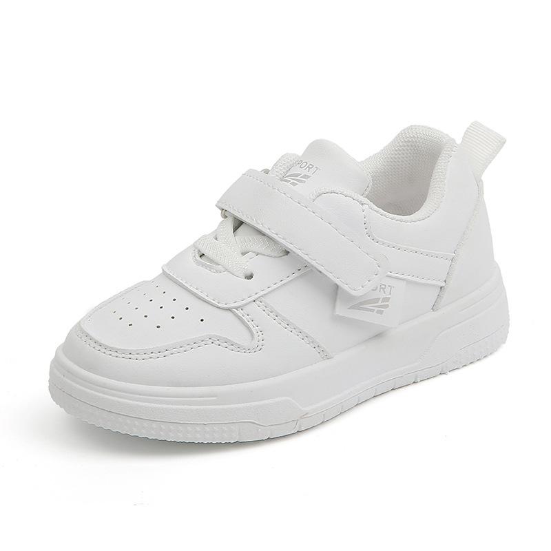 Kids Spring Autumn Breathable Sports Shoes Soft Sole Casual Sneakers Unisex Baby White Shoes Lightweight Comfortable Walking Shoes