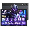 Планшет DOOGEE Tab E3 Pro Android 15 G100 с 90 Гц 32 ГБ ОЗУ 256 ГБ ПЗУ 2 ТБ TF 11000 мАч 1920x1200 4G Face Quad Большой ИИ и GPS 13-дюймовый FHD+ дисплей, +