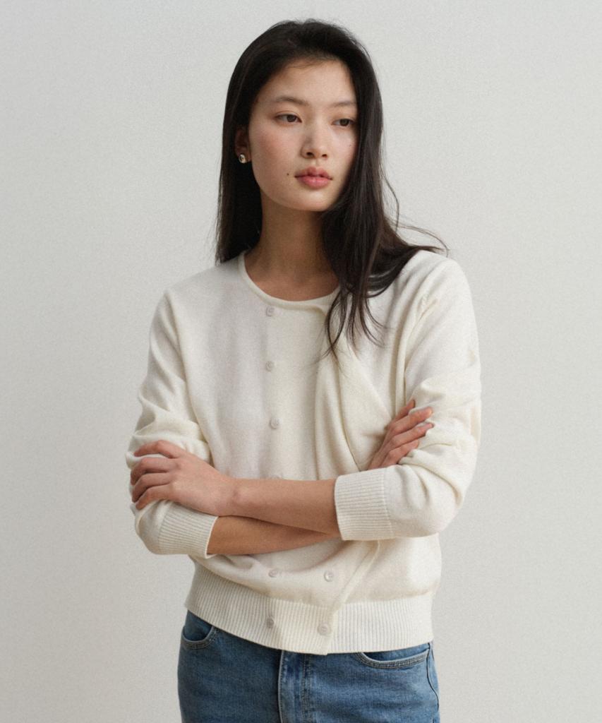 TOWAV Chell Drape Knit_Ivory
