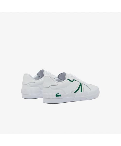 Lacoste Женские кроссовки L004 с контрастными вставками из кожи RZ8002W54N082