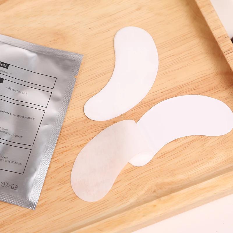 50/25 штук Подушечки для ресниц Гелевые Гидрогелевые Патчи для глаз Наращивание Под Глаза Бумажная Наклейка Лисьи Обертывания Инструменты для макияжа наращивания ресниц