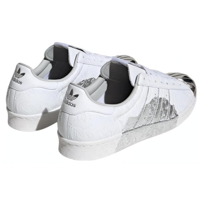 adidas Оригинальные кроссовки Superstar 80s X Han Meilin 'Белый Черный Серебристый' ID4388