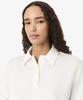 Женская футболка-поло LACOSTE из смесового льна Cf0061-56G 70V