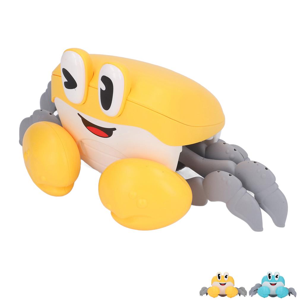 Ползающий краб детская игрушка электрическая обучающая игрушка для ползания светящаяся музыка для младенцев сенсорная индукция краб для рождения