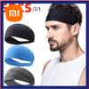 Xiaomi Спортивная повязка на голову для бега, фитнеса, спортивная повязка, эластичная впитывающая пот, велосипедная повязка для бега, тенниса, йоги, тренажерного зала, повязка на голову, повязка для волос для мужчин и женщин