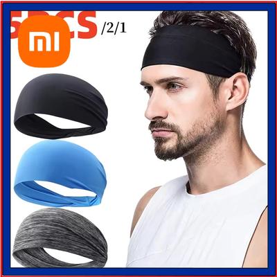 Xiaomi Спортивная повязка на голову для бега, фитнеса, спортивная повязка, эластичная впитывающая пот, велосипедная повязка для бега, тенниса, йоги, тренажерного зала, повязка на голову, повязка для волос для мужчин и женщин