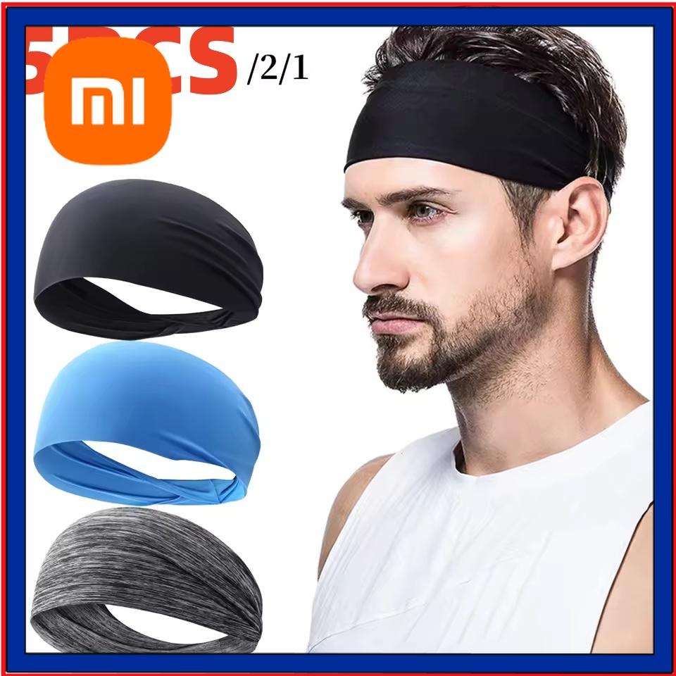 Xiaomi Спортивная повязка на голову для бега, фитнеса, спортивная повязка, эластичная впитывающая пот, велосипедная повязка для бега, тенниса, йоги, тренажерного зала, повязка на голову, повязка для волос для мужчин и женщин