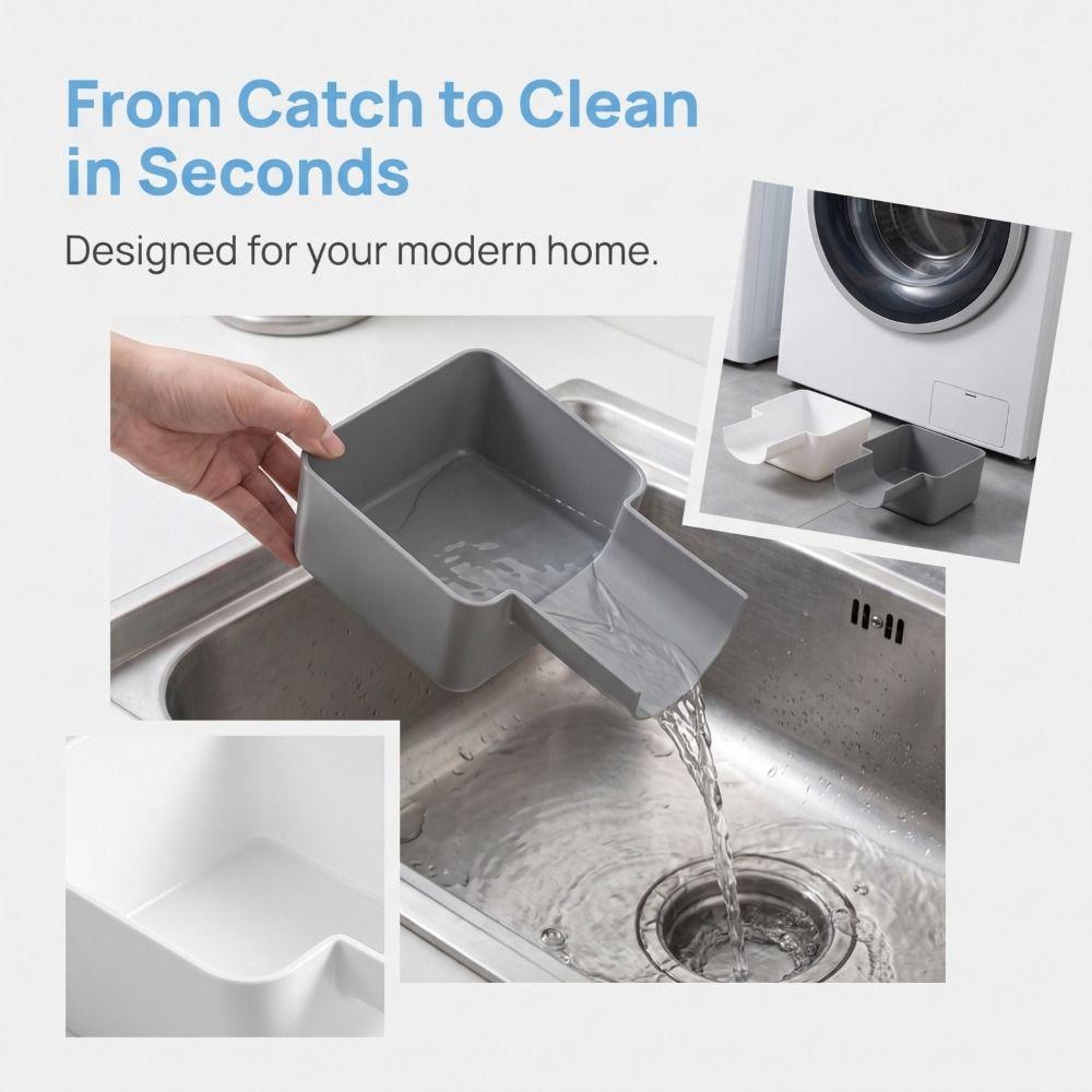 3D Printed Washing Machine Drainage Tray Washing Machine Drain Funnel Drum Washing Machine