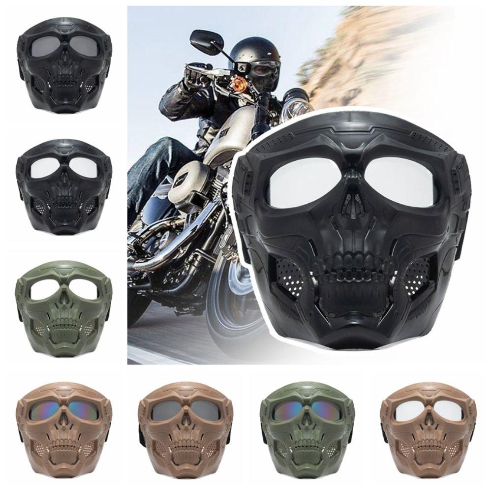Wind Mirror Goggles Riding Mask Motocross Skulls Mask Skull Ghost-shape Glasses Motorcycle Goggles