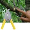 Эргономичные садовые ножницы с желтой ручкой для эффективной обрезки, домашнего садоводства и профессионального использования