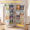 Bookshelf Children's Wall Shelf with Anti-Tip Device 60 x 10 x 98 cm White